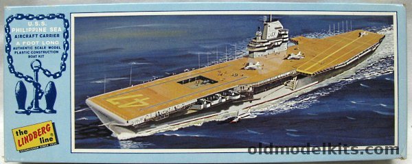 Lindberg 1/888 USS Philippine Sea CV-47 Aircraft Carrier, 790-100 plastic model kit